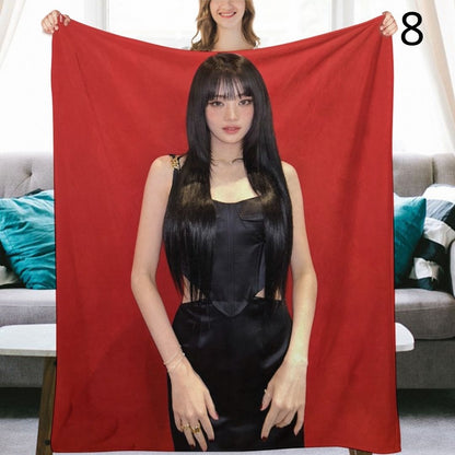 I-DLE Minnie Blanket, I-DLE Flannel Throw Blanket, Gifts for Neverland