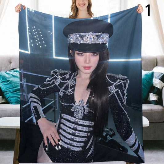 I-DLE Shuhua Blanket, I-DLE Flannel Throw Blanket, Gifts for Neverland