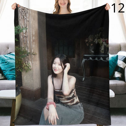 I-DLE Shuhua Blanket, I-DLE Flannel Throw Blanket, Gifts for Neverland