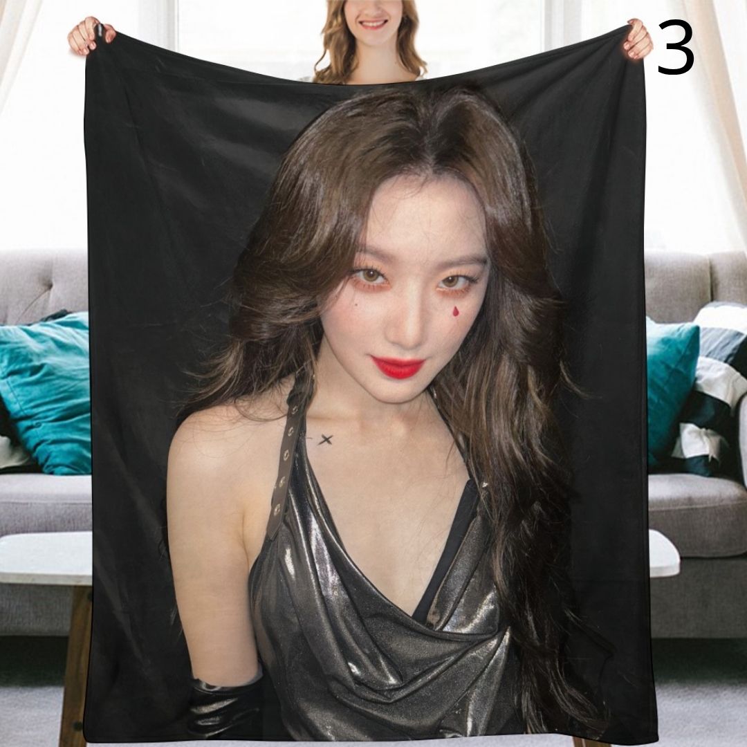 I-DLE Shuhua Blanket, I-DLE Flannel Throw Blanket, Gifts for Neverland
