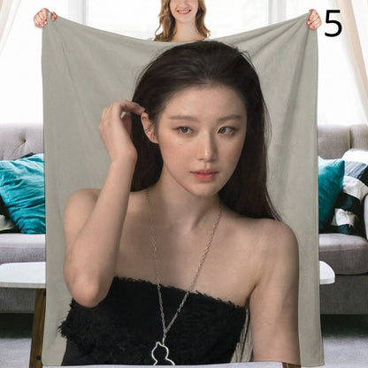 I-DLE Shuhua Blanket, I-DLE Flannel Throw Blanket, Gifts for Neverland