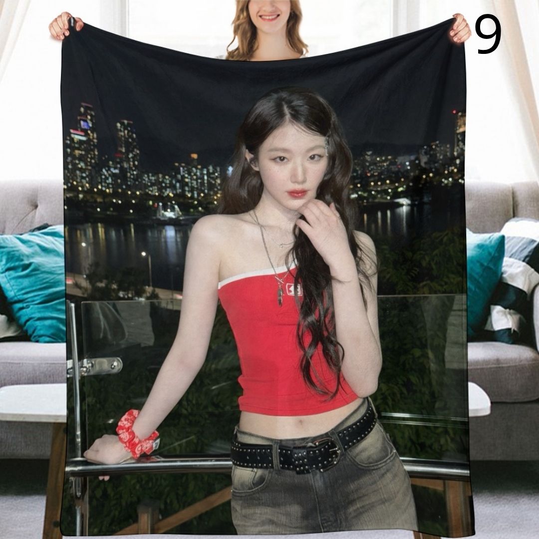 I-DLE Shuhua Blanket, I-DLE Flannel Throw Blanket, Gifts for Neverland