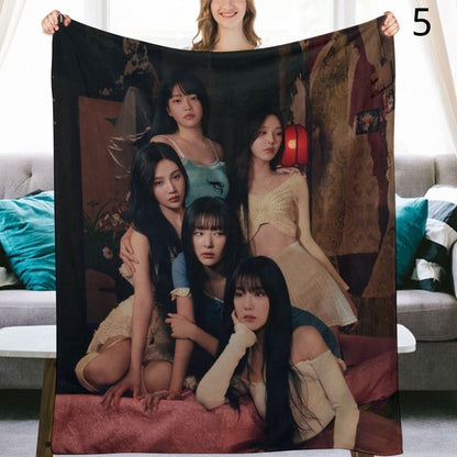 Red Velvet Blanket, Red Velvet Flannel Throw Blanket, Gifts for ReVeluv