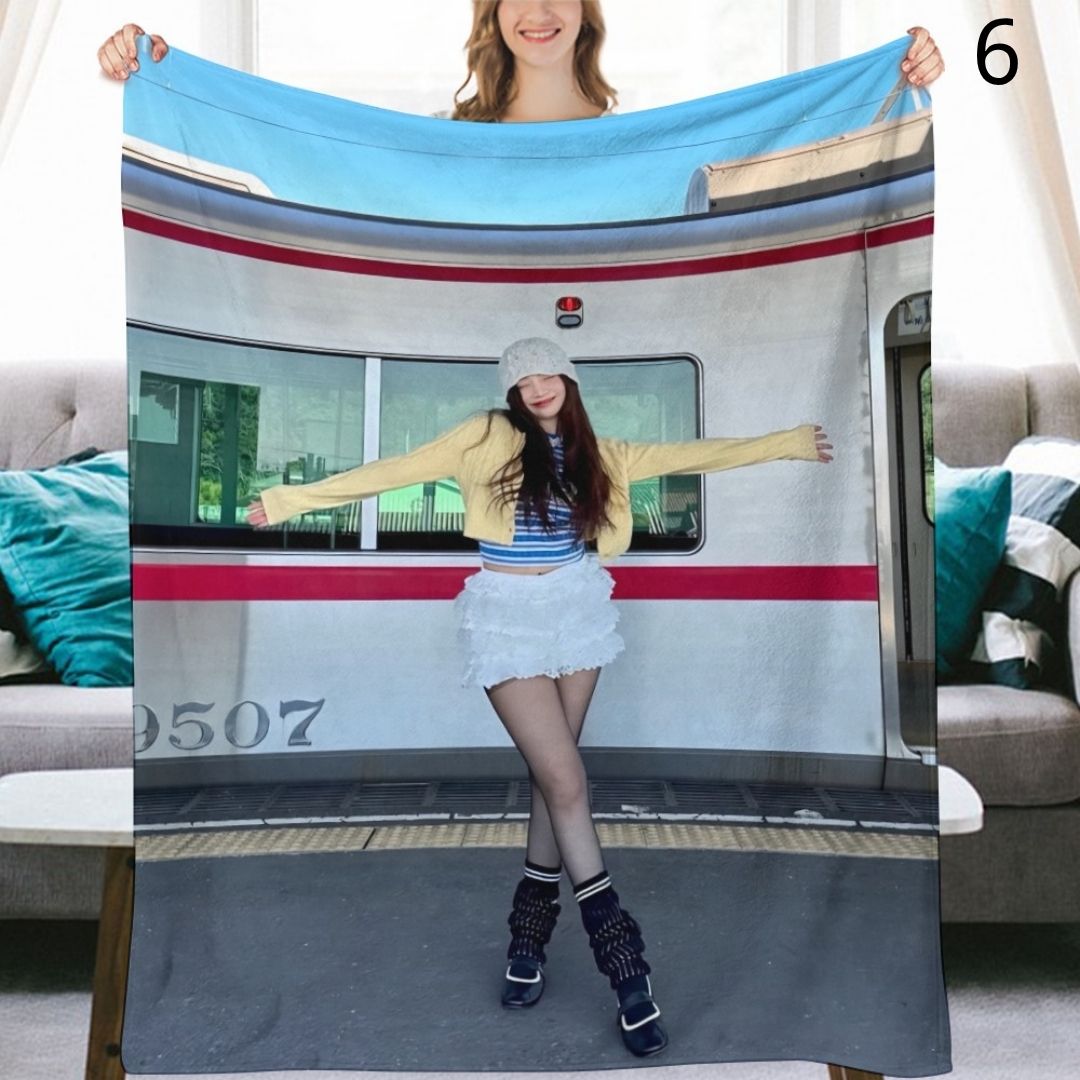 Red Velvet Joy Blanket, Red Velvet Flannel Throw Blanket, Gifts for ReVeluv