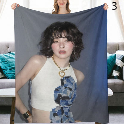 Red Velvet Seulgi Blanket, Red Velvet Flannel Throw Blanket, Gifts for ReVeluv