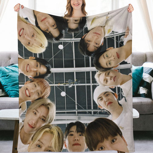 SEVENTEEN Blanket, SEVENTEEN Flannel Throw Blanket, Gifts for Carat