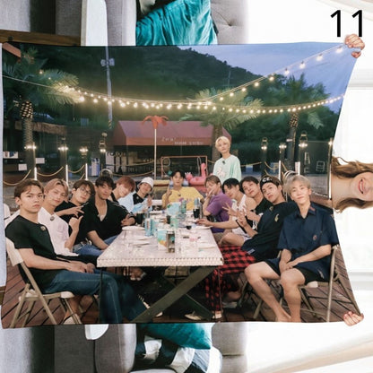 SEVENTEEN Blanket, SEVENTEEN Flannel Throw Blanket, Gifts for Carat