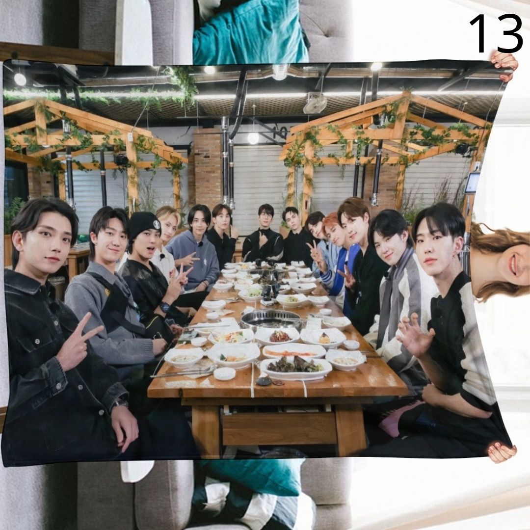 SEVENTEEN Blanket, SEVENTEEN Flannel Throw Blanket, Gifts for Carat