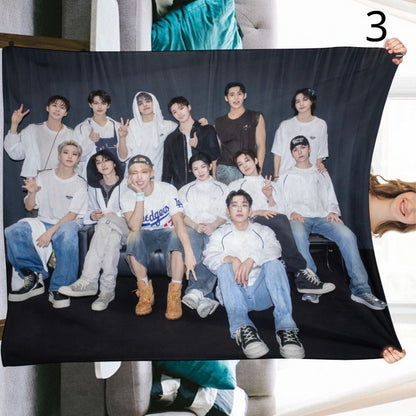 SEVENTEEN Blanket, SEVENTEEN Flannel Throw Blanket, Gifts for Carat