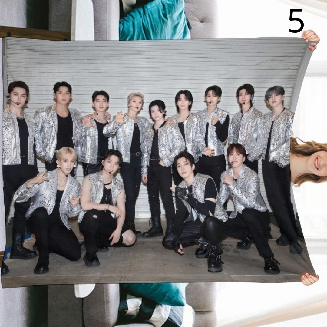 SEVENTEEN Blanket, SEVENTEEN Flannel Throw Blanket, Gifts for Carat