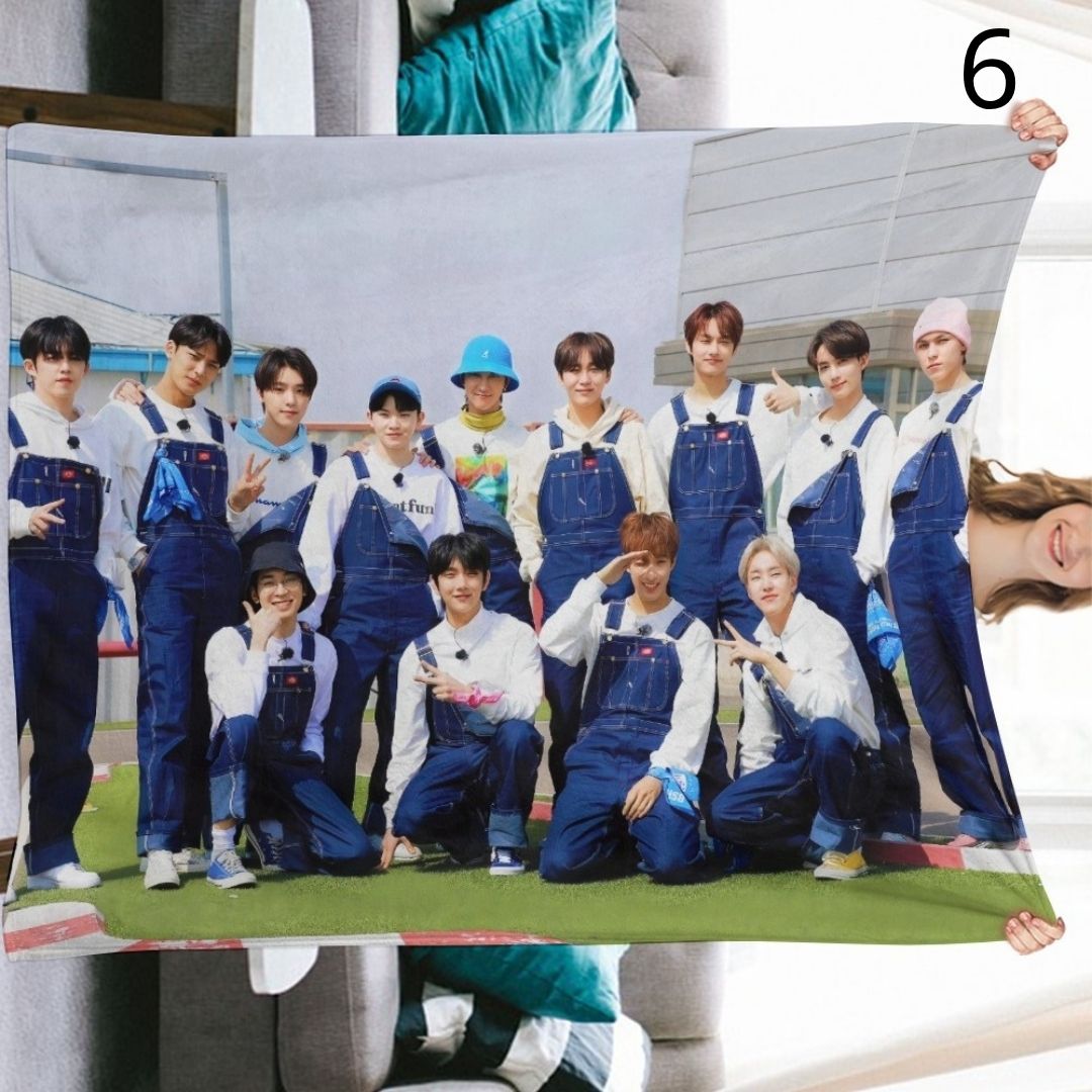 SEVENTEEN Blanket, SEVENTEEN Flannel Throw Blanket, Gifts for Carat