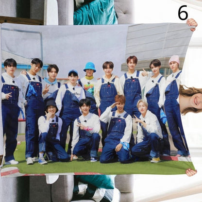 SEVENTEEN Blanket, SEVENTEEN Flannel Throw Blanket, Gifts for Carat