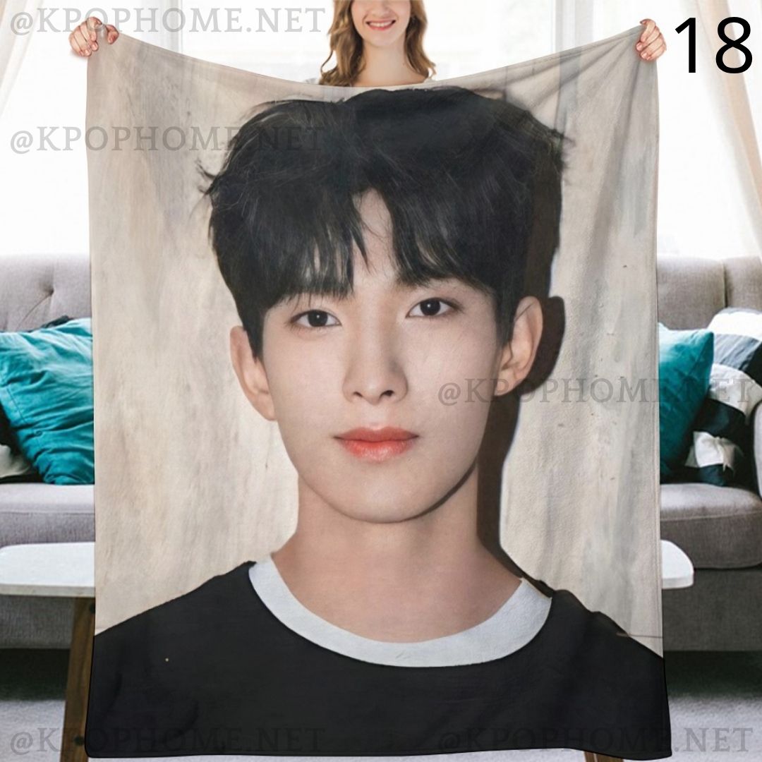 SEVENTEEN DK Blanket, Seventeen Dokyeom Flannel Throw Blanket, Gifts for Carat