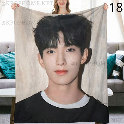SEVENTEEN DK Blanket, Seventeen Dokyeom Flannel Throw Blanket, Gifts for Carat