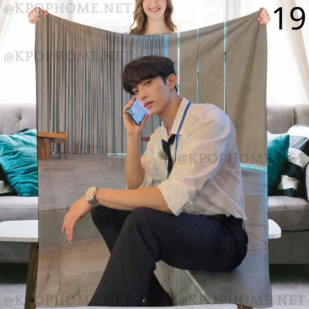 SEVENTEEN DK Blanket, Seventeen Dokyeom Flannel Throw Blanket, Gifts for Carat