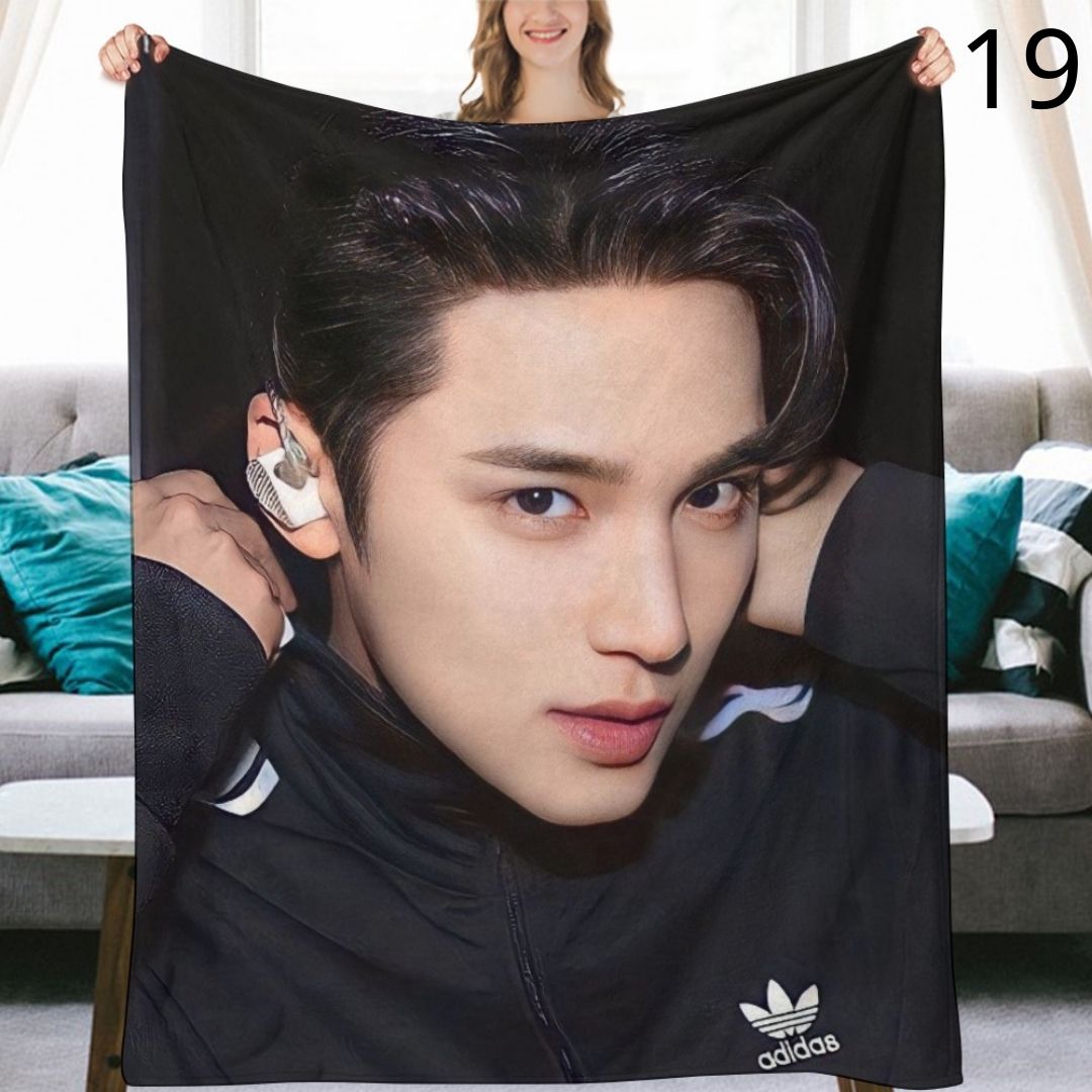 SEVENTEEN Mingyu Blanket, Seventeen Flannel Throw Blanket, Gifts for Carat