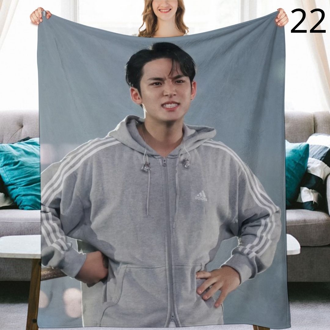 SEVENTEEN Mingyu Blanket, Seventeen Flannel Throw Blanket, Gifts