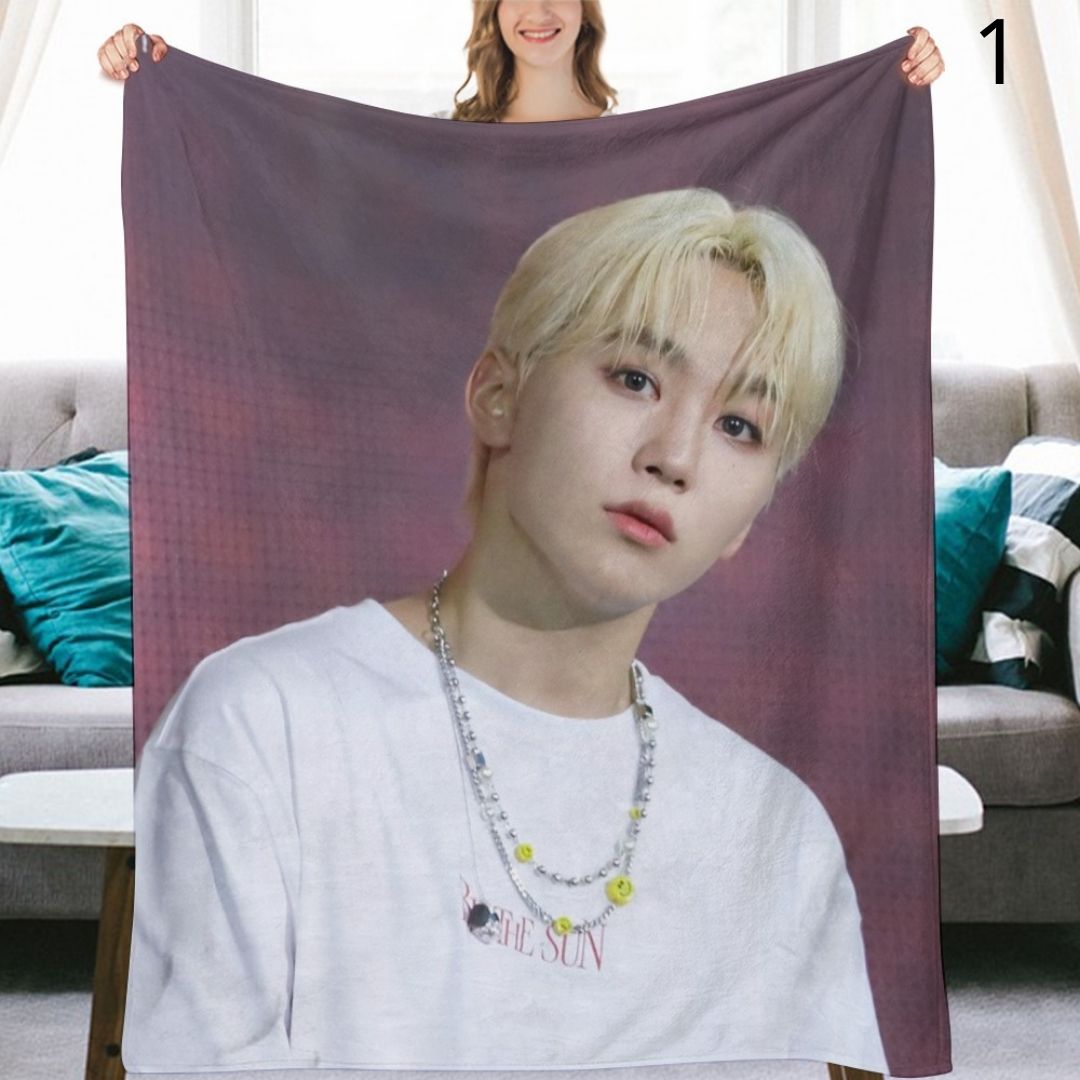 SEVENTEEN Seungkwan Blanket, Seventeen Flannel Throw Blanket, Gifts for Carat