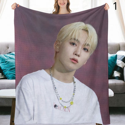 SEVENTEEN Seungkwan Blanket, Seventeen Flannel Throw Blanket, Gifts for Carat