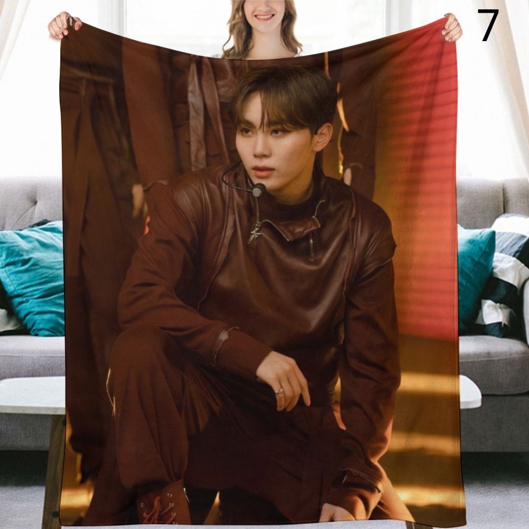 SEVENTEEN Seungkwan Blanket, Seventeen Flannel Throw Blanket, Gifts for Carat