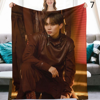 SEVENTEEN Seungkwan Blanket, Seventeen Flannel Throw Blanket, Gifts for Carat
