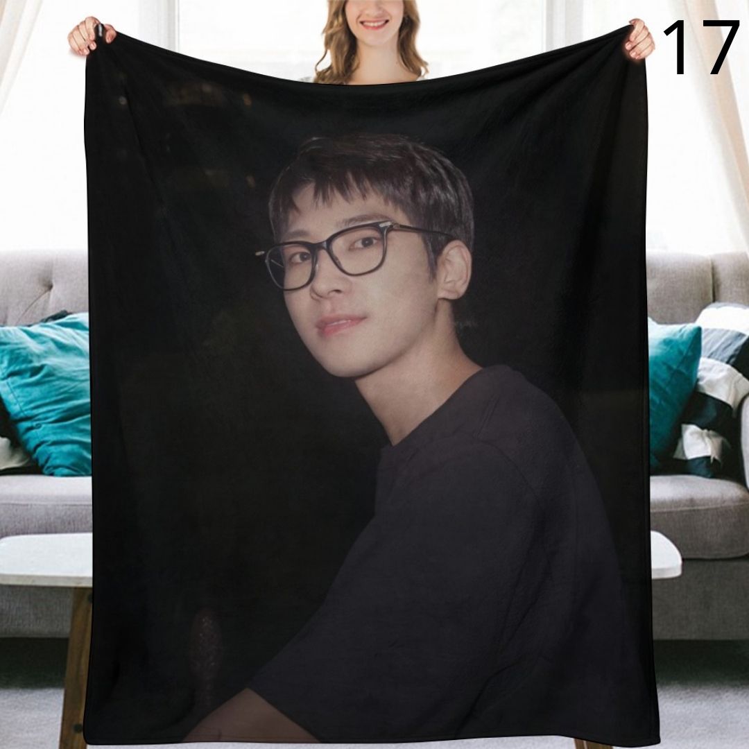 SEVENTEEN Wonwoo Blanket, Seventeen Flannel Throw Blanket, Gifts
