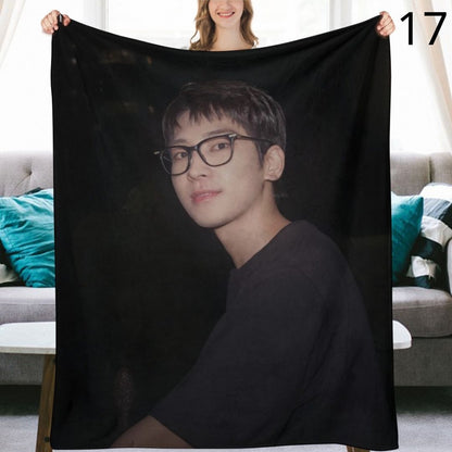 SEVENTEEN Wonwoo Blanket, Seventeen Flannel Throw Blanket, Gifts for Carat