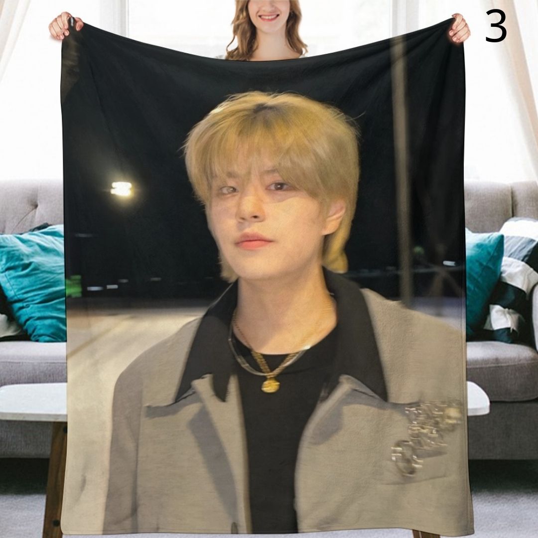 Stray Kids Seungmin Blanket, SKZ Flannel Throw Blanket, Gifts for Stay