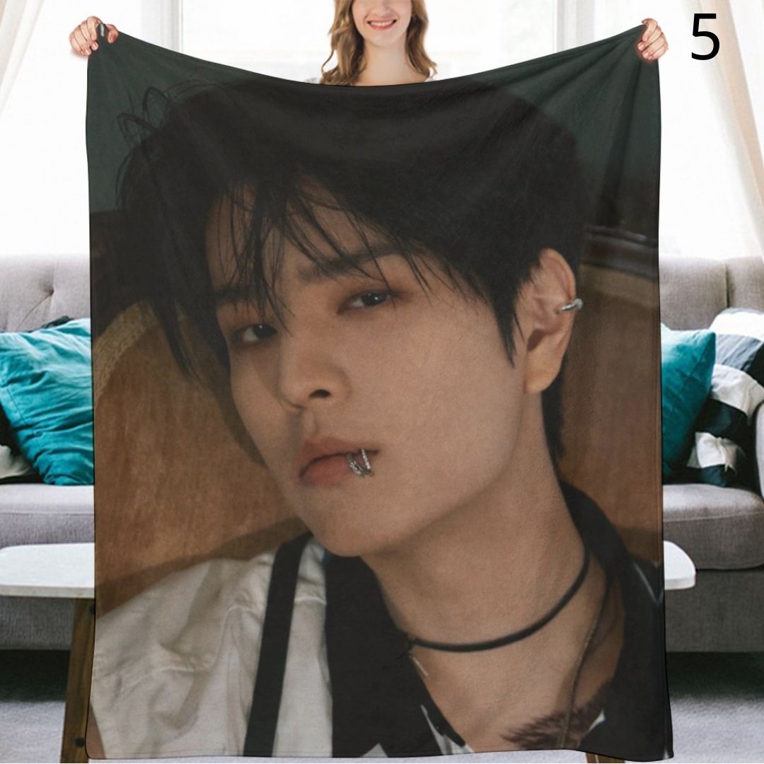 Stray Kids Seungmin Blanket, SKZ Flannel Throw Blanket, Gifts for Stay