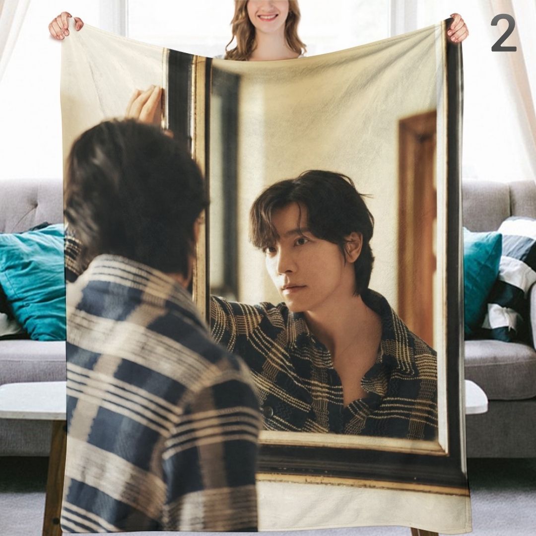Super Junior Donghae Blanket, SuJu Flannel Throw Blanket, Gifts for ELF