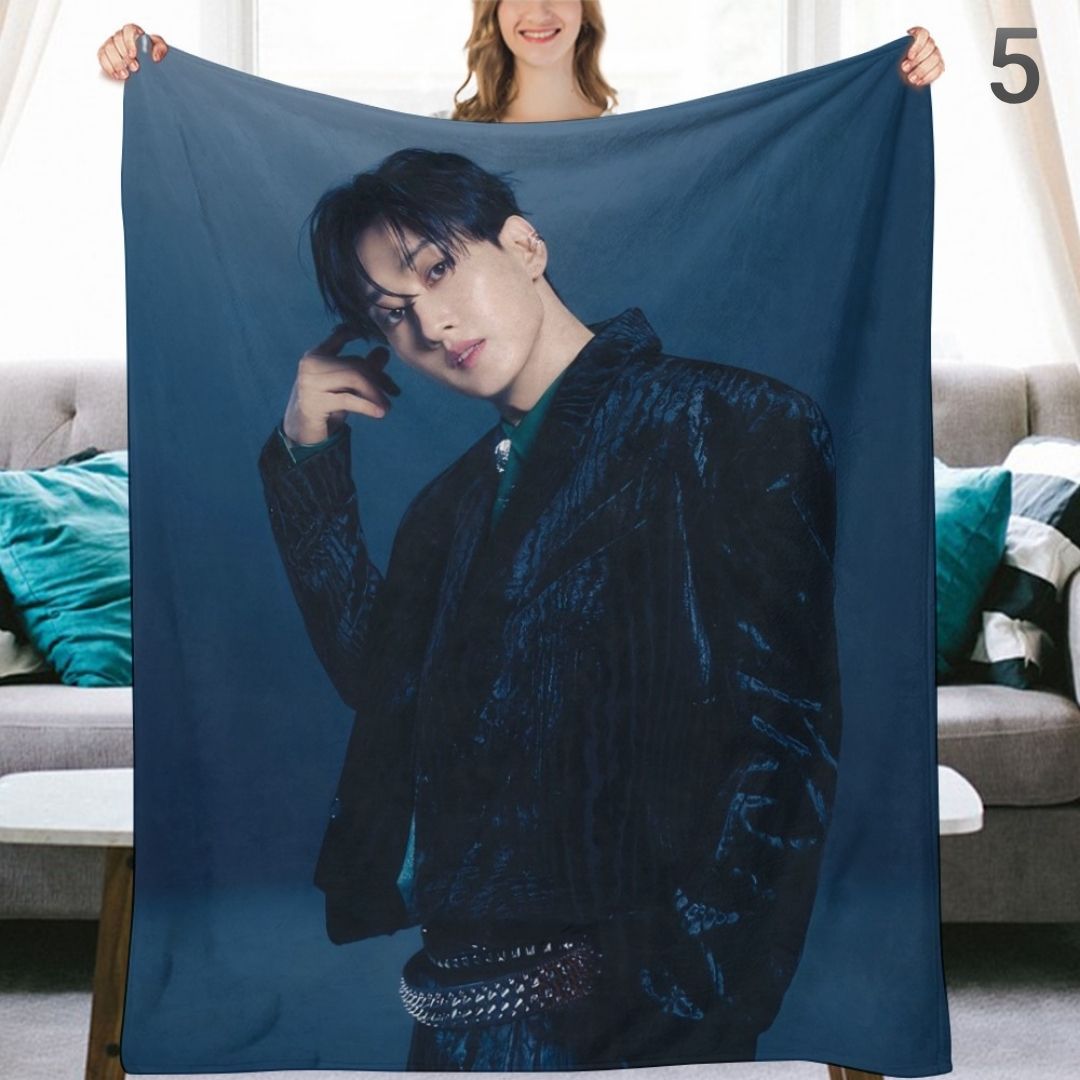 Super Junior Eunhyuk Blanket, SuJu Flannel Throw Blanket, Gifts for ELF