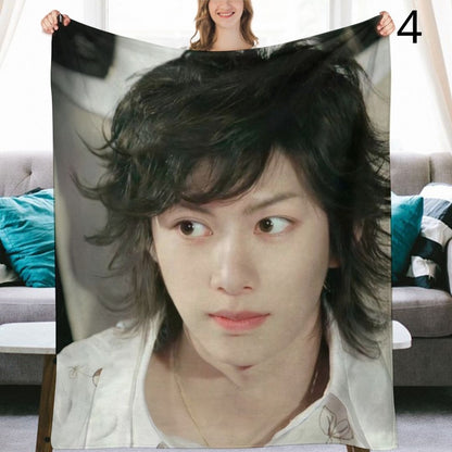 Super Junior Heechul Blanket, SuJu Flannel Throw Blanket, Gifts for ELF