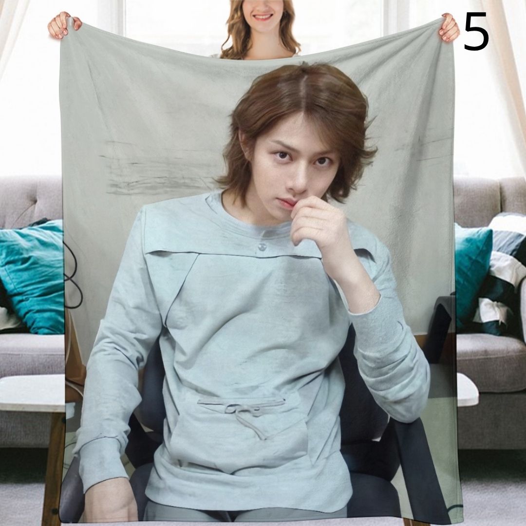 Super Junior Heechul Blanket, SuJu Flannel Throw Blanket, Gifts for ELF