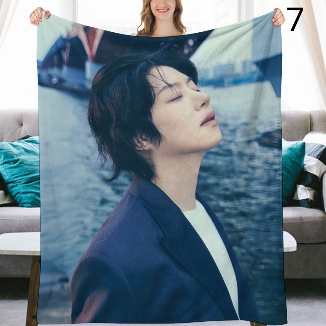 Super Junior Heechul Blanket, SuJu Flannel Throw Blanket, Gifts for ELF