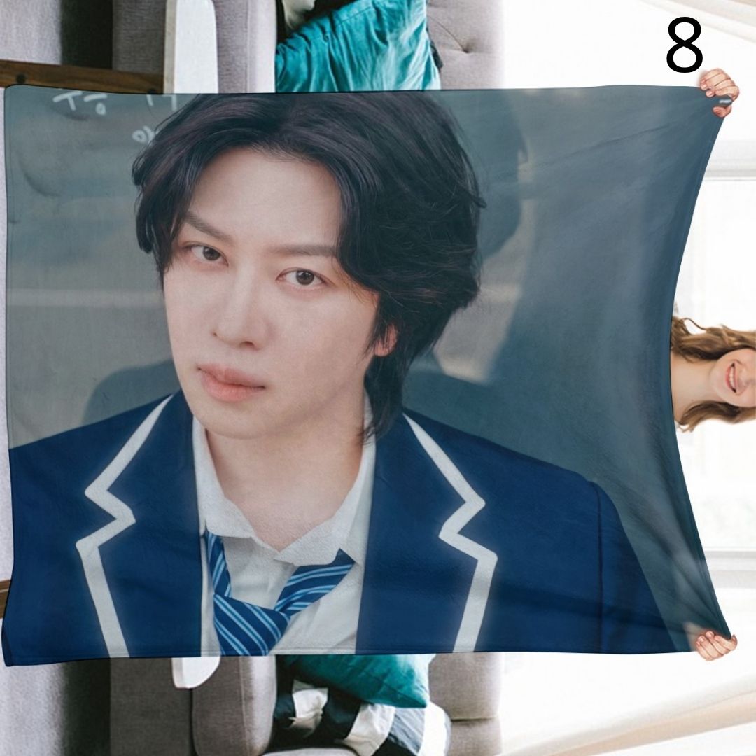 Super Junior Heechul Blanket, SuJu Flannel Throw Blanket, Gifts for ELF