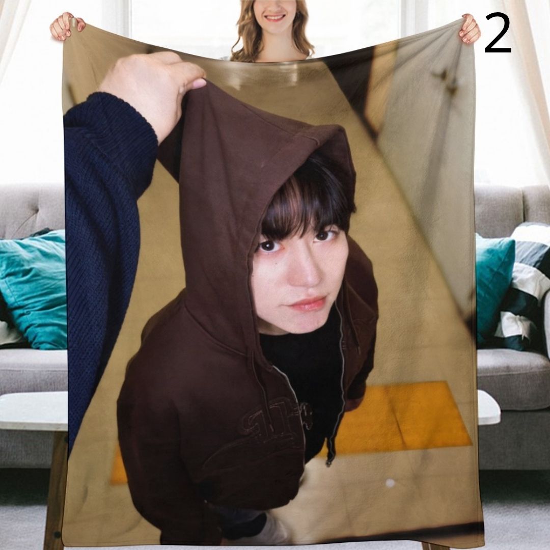 Super Junior Kyuhyun Blanket, SuJu Flannel Throw Blanket, Gifts for ELF