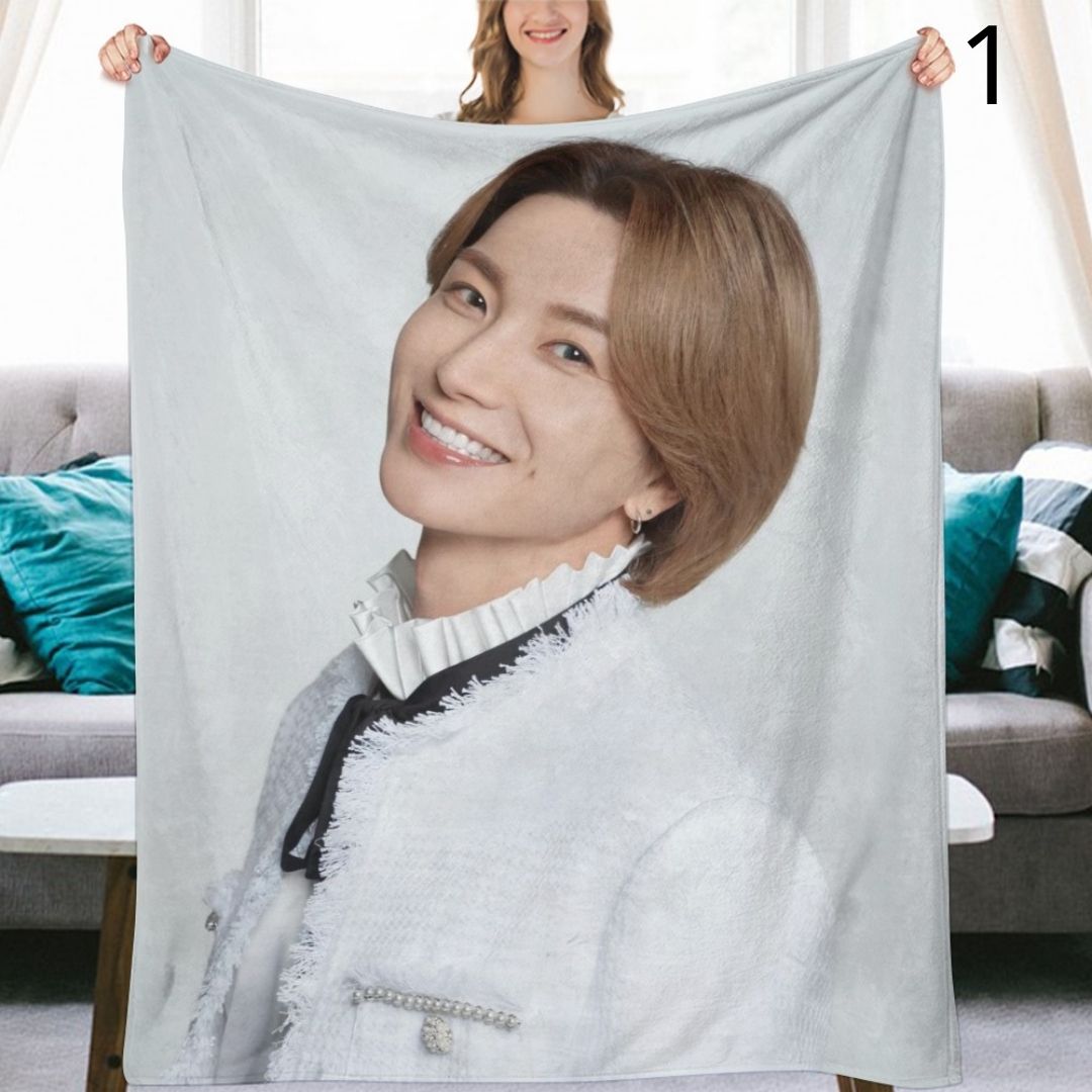 Super Junior Leeteuk Blanket, SuJu Flannel Throw Blanket, Gifts for ELF