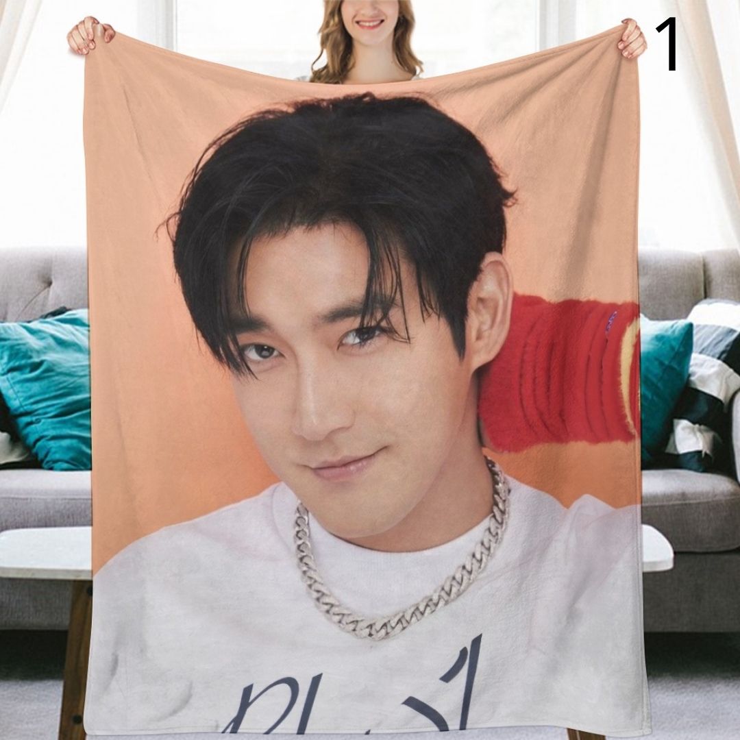 Super Junior Siwon Blanket, SuJu Flannel Throw Blanket, Gifts for ELF