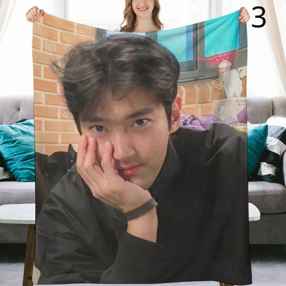 Super Junior Siwon Blanket, SuJu Flannel Throw Blanket, Gifts for ELF
