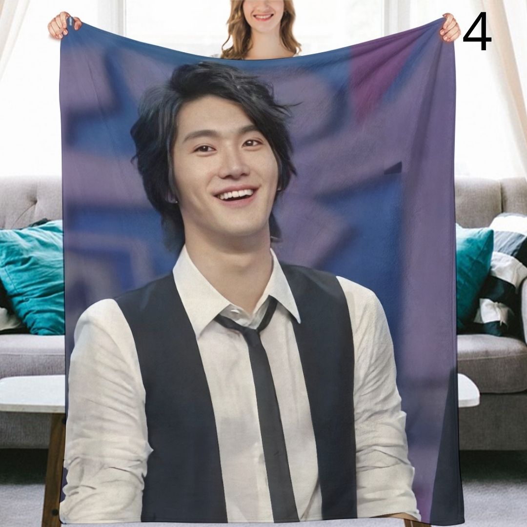 Super Junior Siwon Blanket, SuJu Flannel Throw Blanket, Gifts for ELF