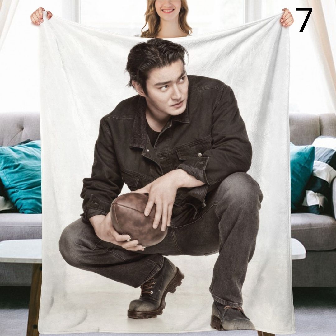 Super Junior Siwon Blanket, SuJu Flannel Throw Blanket, Gifts for ELF