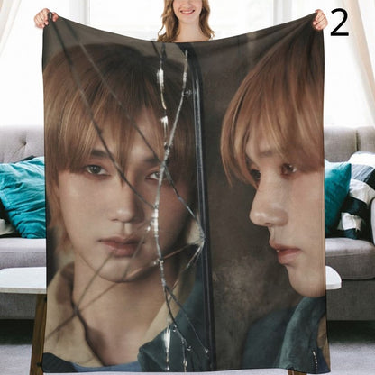 Super Junior Yesung Blanket, SuJu Flannel Throw Blanket, Gifts for ELF