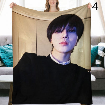 Super Junior Yesung Blanket, SuJu Flannel Throw Blanket, Gifts for ELF