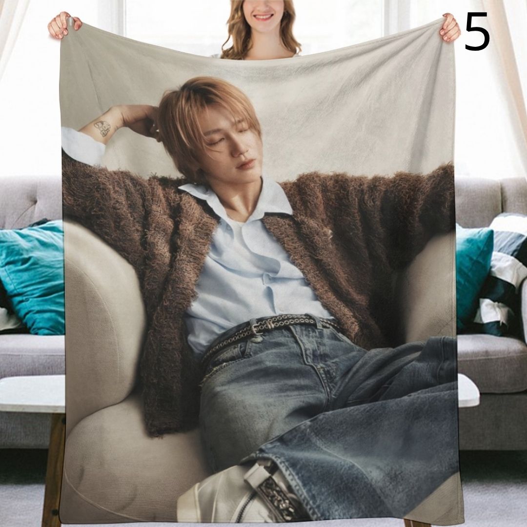 Super Junior Yesung Blanket, SuJu Flannel Throw Blanket, Gifts for ELF