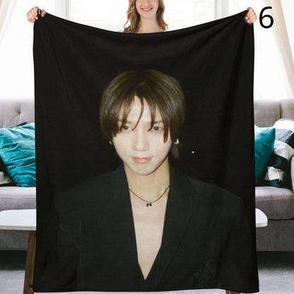 Super Junior Yesung Blanket, SuJu Flannel Throw Blanket, Gifts for ELF