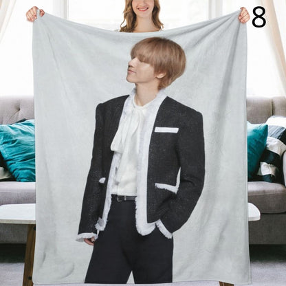Super Junior Yesung Blanket, SuJu Flannel Throw Blanket, Gifts for ELF