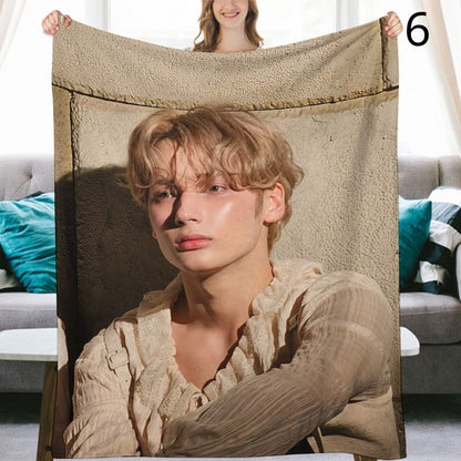 TOMORROW X TOGETHER Hueningkai Blanket, TXT Flannel Throw Blanket, Gifts for MOA