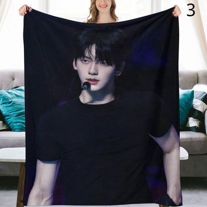 TOMORROW X TOGETHER Soobin Blanket, TXT Flannel Throw Blanket, Gifts for MOA