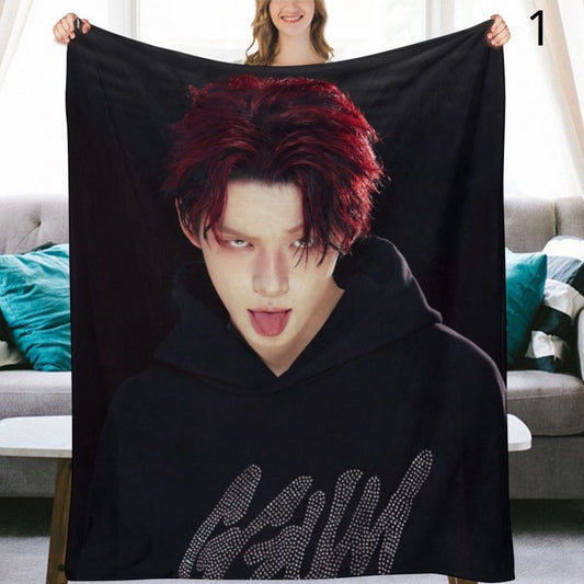 TOMORROW X TOGETHER Yeonjun Blanket, TXT Flannel Throw Blanket, Gifts for MOA
