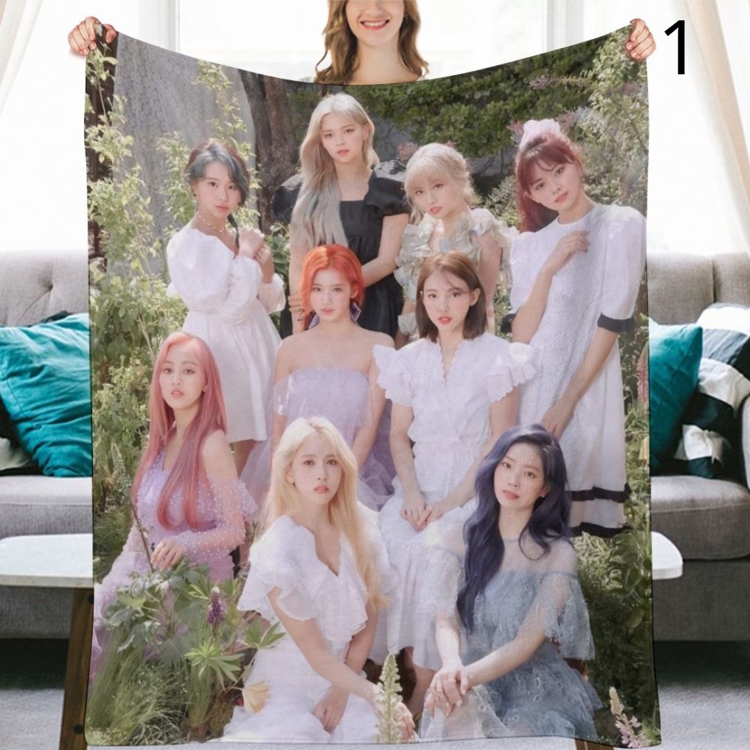 TWICE Blanket, TWICE Group Flannel Throw Blanket, Gifts for ONCE